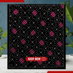 black color baby nokshi katha by craft villa